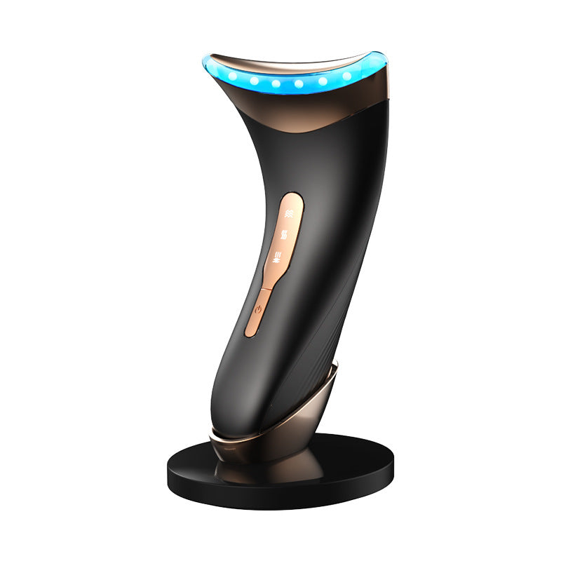 EMS Three-Color Color Light Neck Beauty Instrument Neck Care Massage Instrument